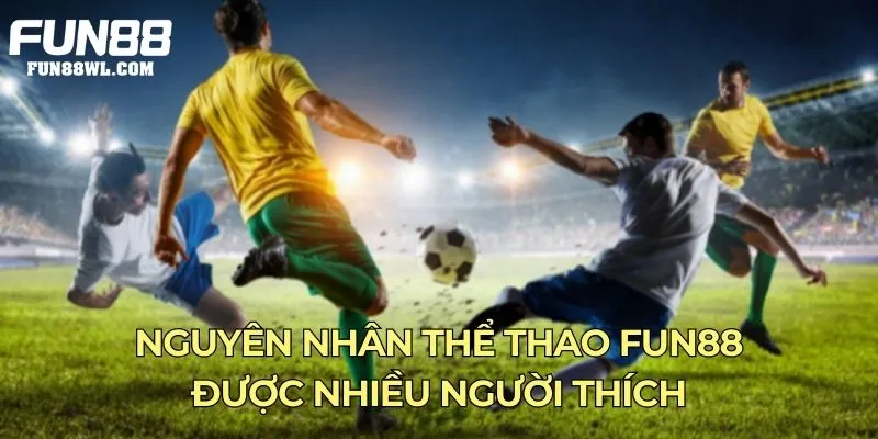 Nguyên nhân thể thao Fun88 được nhiều người thích